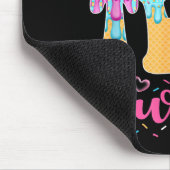 Mutter des zweijährigen süßen Geburtstagsmädchens Mousepad (Ecke)