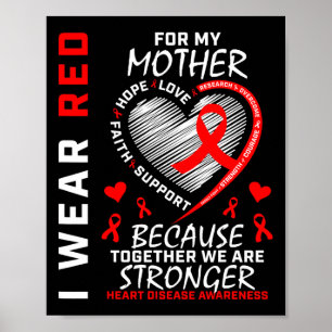 Mutter, die ich für meine Mama wegen Herzerkrankun Poster