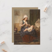 Mutter, die ihr Kind hält (von Rudolf Jordan) Karte (Vorderseite/Rückseite Beispiel)