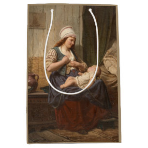 Mutter, die ihr Kind hält (von Rudolf Jordan) Mittlere Geschenktüte