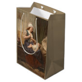 Mutter, die ihr Kind hält (von Rudolf Jordan) Mittlere Geschenktüte (Rückseite Schrägansicht)