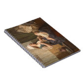 Mutter, die ihr Kind hält (von Rudolf Jordan) Notizblock (Rechte Seite)