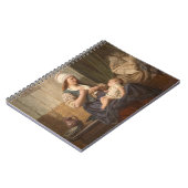 Mutter, die ihr Kind hält (von Rudolf Jordan) Notizblock (Linke Seite)