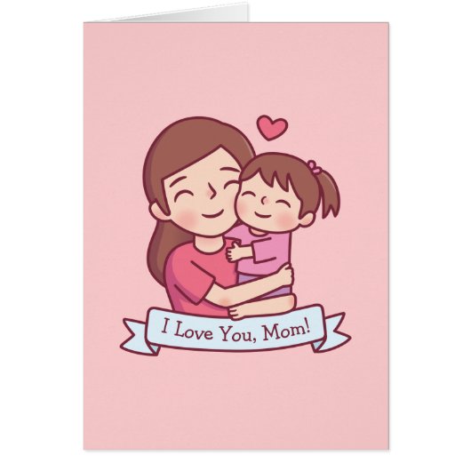 Mutter, die Kind umarmt, ich Liebe dich, Mama (Vorne)