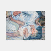 Mutter, die kurz davor ist, ihr schlampiges Kind, Fleecedecke (Vorderseite (Horizontal))