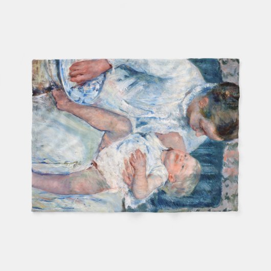 Mutter, die kurz davor ist, ihr schlampiges Kind, Fleecedecke (Vorderseite (Horizontal))