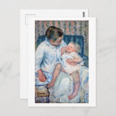 Mutter, die kurz davor ist, ihr schlampiges Kind, Postkarte (Vorne/Hinten)