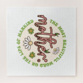 Mutter die schönste Welt Puzzle (Horizontal)