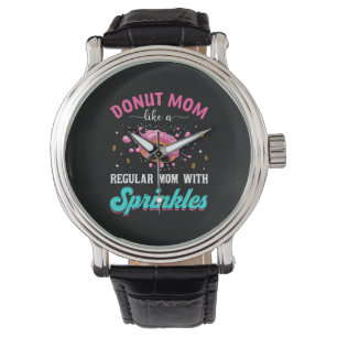 Mutter Donut Mama wie eine regelmäßige Mama mit Sp Armbanduhr