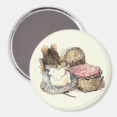 Mutter Dormaus und Kinder Magnet (Vorderseite/Rückseite)