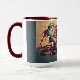 Mutter-Drache und junger Becher Tasse