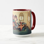 Mutter-Drache und junger Becher Tasse (VorderseiteRechts)