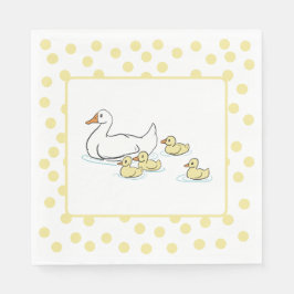 Mutter Duck and Duckling Baby Showpaper Napkin Serviette