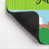 Mutter Duck in der Nähe des Wassers singen: Mousepad (Ecke)