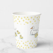 Mutter Duck und Ducklings Baby Dusche Papiertasse Pappbecher (Rechts)