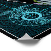 Mutter Dunkel. Poster (Ecke)