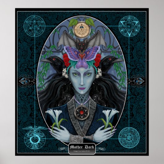 Mutter Dunkel. Poster (Vorne)