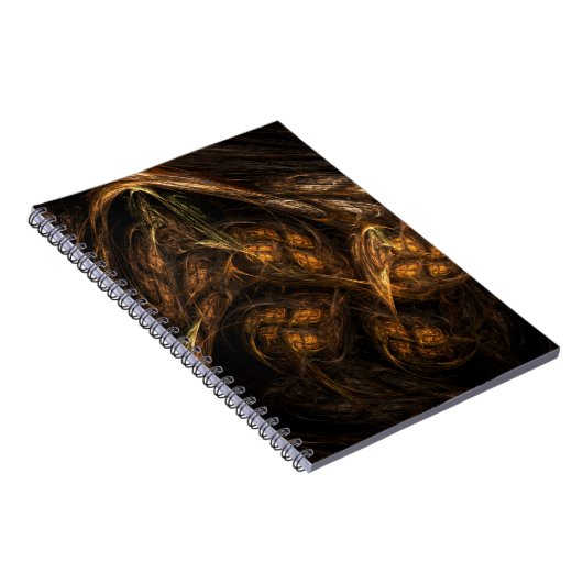 Mutter Earth Abstrakt Art Notebook Notizblock (Rechte Seite)