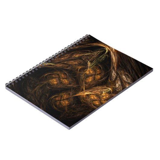 Mutter Earth Abstrakt Art Notebook Notizblock (Linke Seite)