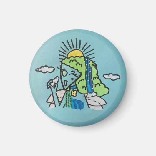 Mutter Earth Magnet (Vorne)