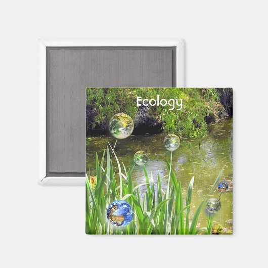 Mutter Earth Magnet (Vorderseite/Rückseite)