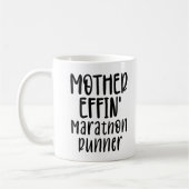 Mutter effon' Marathon Runner lustiger Marathon Ru Kaffeetasse (Links)
