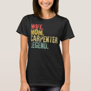Mutter Ehefrau Mama Zimmermann Legende T-Shirt