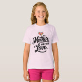 Mutter: Ein Name voller Liebe T-Shirt (Vorne ganz)