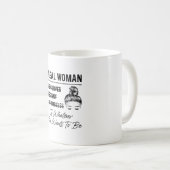 Mutter eine echte Frau zum Geburtstag Kaffeetasse (VorderseiteRechts)