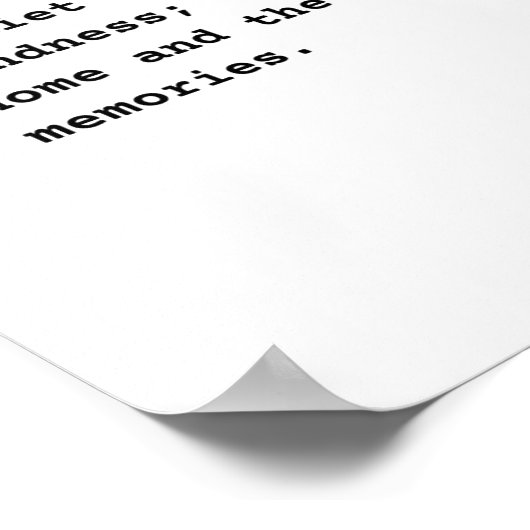 Mutter - Eine ruhige Stärke Poster (Ecke)