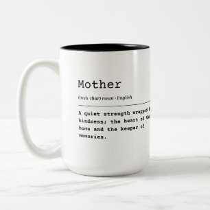 Mutter - Eine ruhige Stärke Zweifarbige Tasse