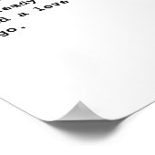 Mutter - eine stetige Hand Poster (Ecke)