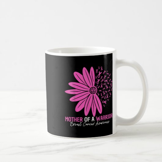 Mutter einer Blume zur Sensibilisierung für Brustk Kaffeetasse (Rechts)
