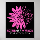 Mutter einer Blume zur Sensibilisierung für Brustk Poster (Vorne)