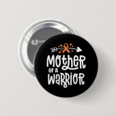 Mutter einer Warrior-Mama Leukämie Krebs Awa Button (Vorne & Hinten)