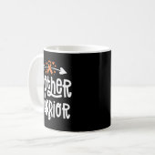 Mutter einer Warrior-Mama Leukämie Krebs Awa Kaffeetasse (Vorderseite Links)