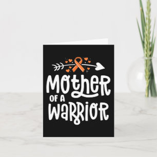 Mutter einer Warrior-Mama Leukämie Krebs Awa Karte