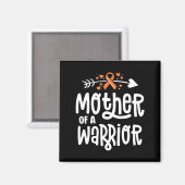 Mutter einer Warrior-Mama Leukämie Krebs Awa Magnet (Vorderseite/Rückseite)