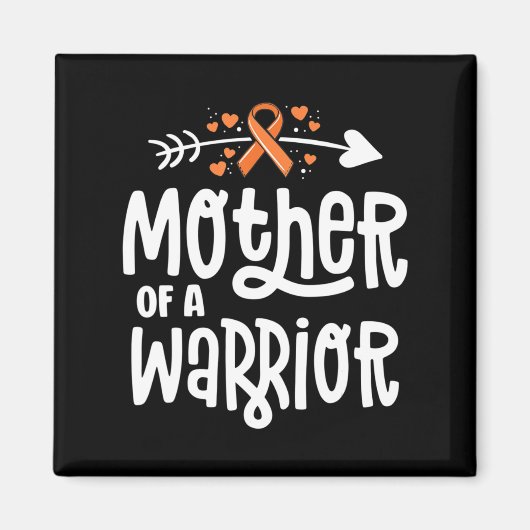 Mutter einer Warrior-Mama Leukämie Krebs Awa Magnet (Vorne)