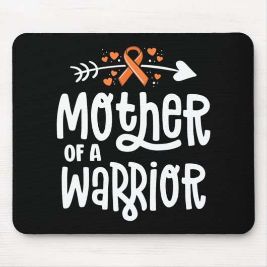 Mutter einer Warrior-Mama Leukämie Krebs Awa Mousepad (Vorne)