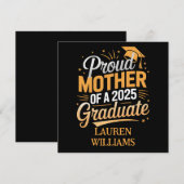 Mutter eines Absolventen 2025 - Abschluss Geschenk (Vorne/Hinten)