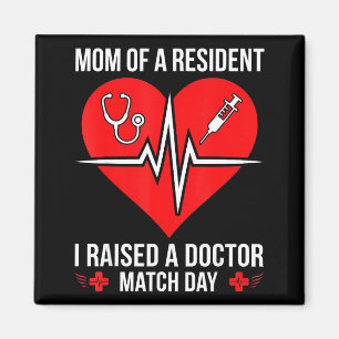 Mutter eines Bewohners hat einen Arzt Match Day 20 Magnet