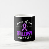 Mutter eines Epilepsie-Kriegers Epilepsie-Bewussts Kaffeetasse (Mittel)