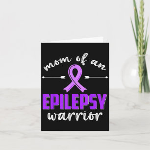 Mutter eines Epilepsie-Kriegers Epilepsie-Bewussts Karte