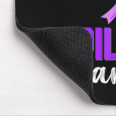 Mutter eines Epilepsie-Kriegers Epilepsie-Bewussts Mousepad (Ecke)
