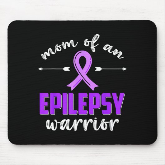 Mutter eines Epilepsie-Kriegers Epilepsie-Bewussts Mousepad (Vorne)