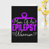 Mutter eines Epilepsie-Kriegers Epilepsie-Unterstü Karte (Gelbe Blume)