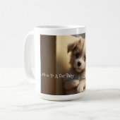 Mutter eines Fellbabys Kaffeetasse (Vorderseite Links)