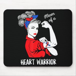 Mutter eines Herzens Kriegers CHD Bewusstsein Ange Mousepad