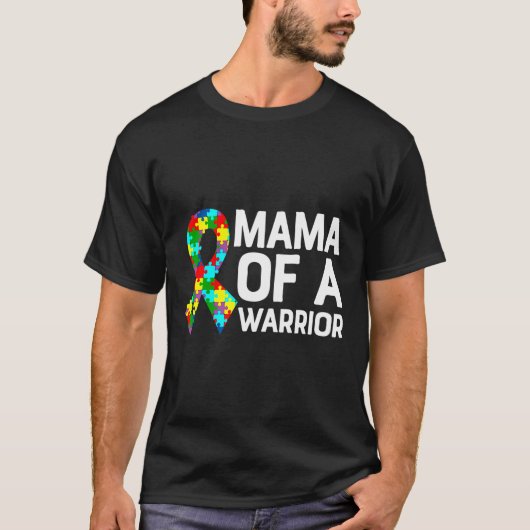 Mutter eines Kriegerautismus Kind, das den Da eine T-Shirt (Vorderseite)